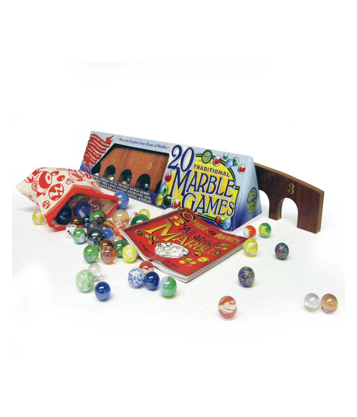  Traditional Marble Games Pack Multi - Multi - Bonton