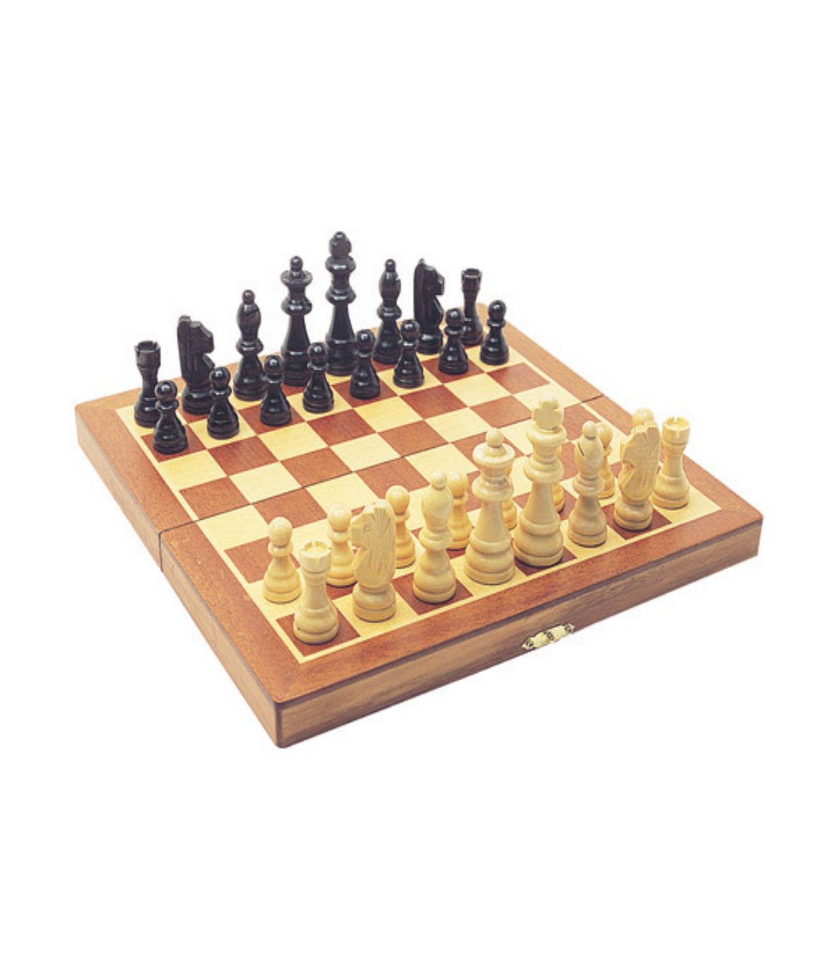  Folding Wooden Chess Multi - Multi - Bonton