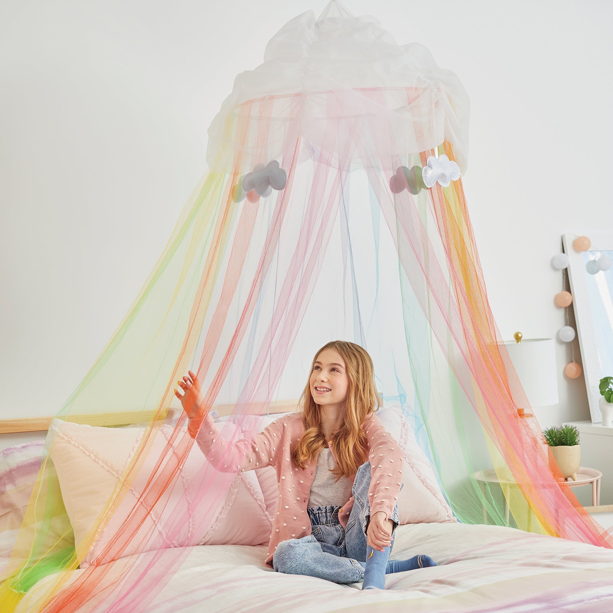  Three Cheers For Girls 3C4G: Over The Rainbow Bed Canopy - Multi - Bonton