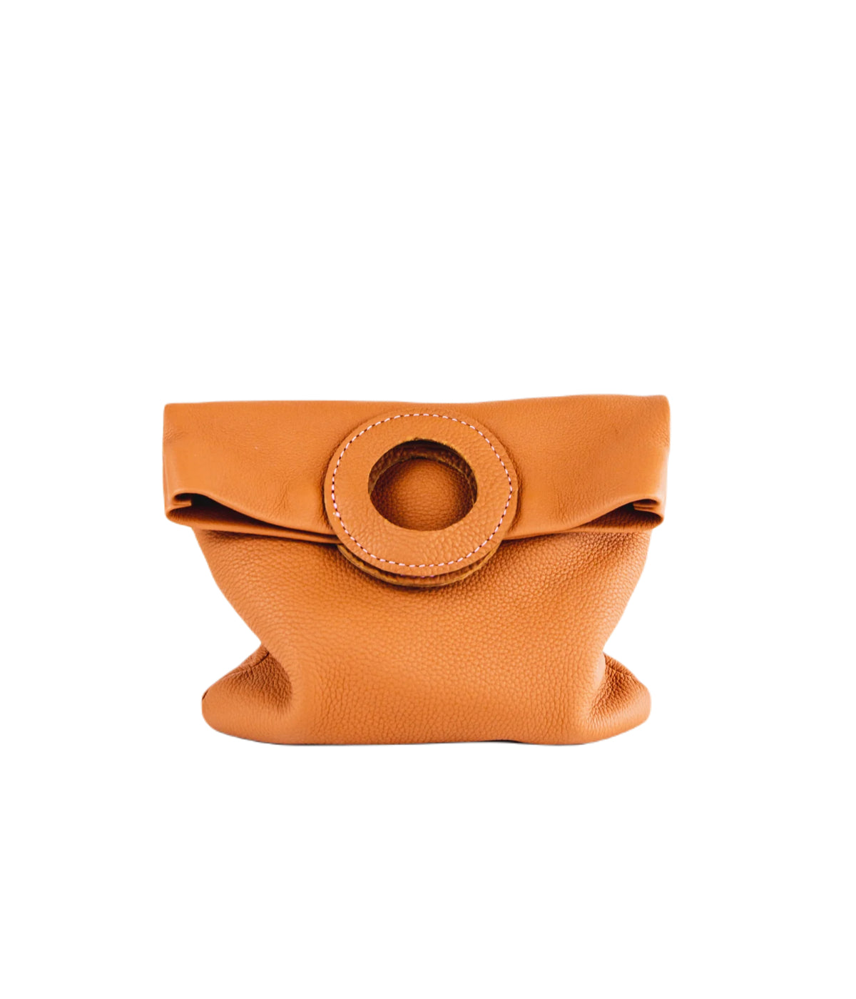  Honeymouth Daphne Clutch Bag - Pebbled Caramel - Bonton