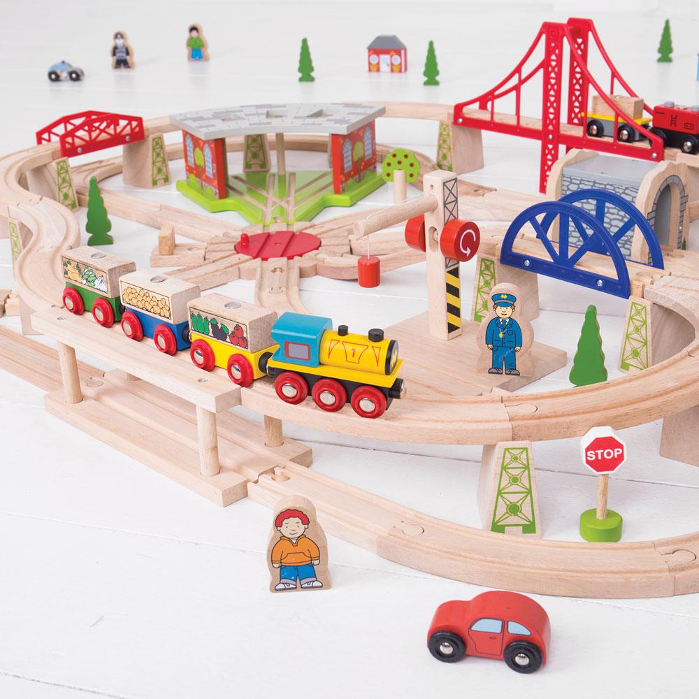  Bigjigs Toys Freight Train Set by Bigjigs Toys US - Default Title - Bonton