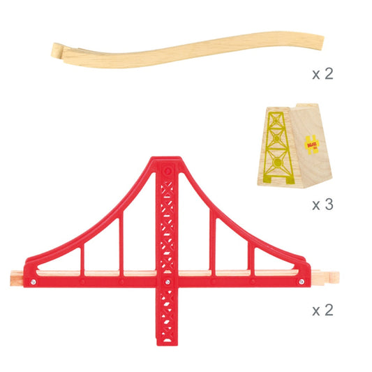 Double Suspension Bridge by Bigjigs Toys US