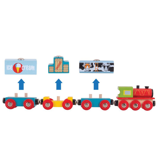 Goods Train by Bigjigs Toys US