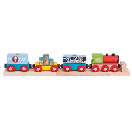 Goods Train by Bigjigs Toys US