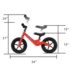 Trimate Toddler Balance Bike in Red