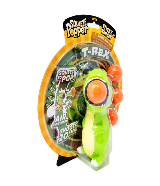 T-Rex Squeeze Popper with Sticky Target Multi
