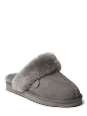 Fireside by Women's Sydney Shearling Fur Indoor/Outdoor Scuff Slipper