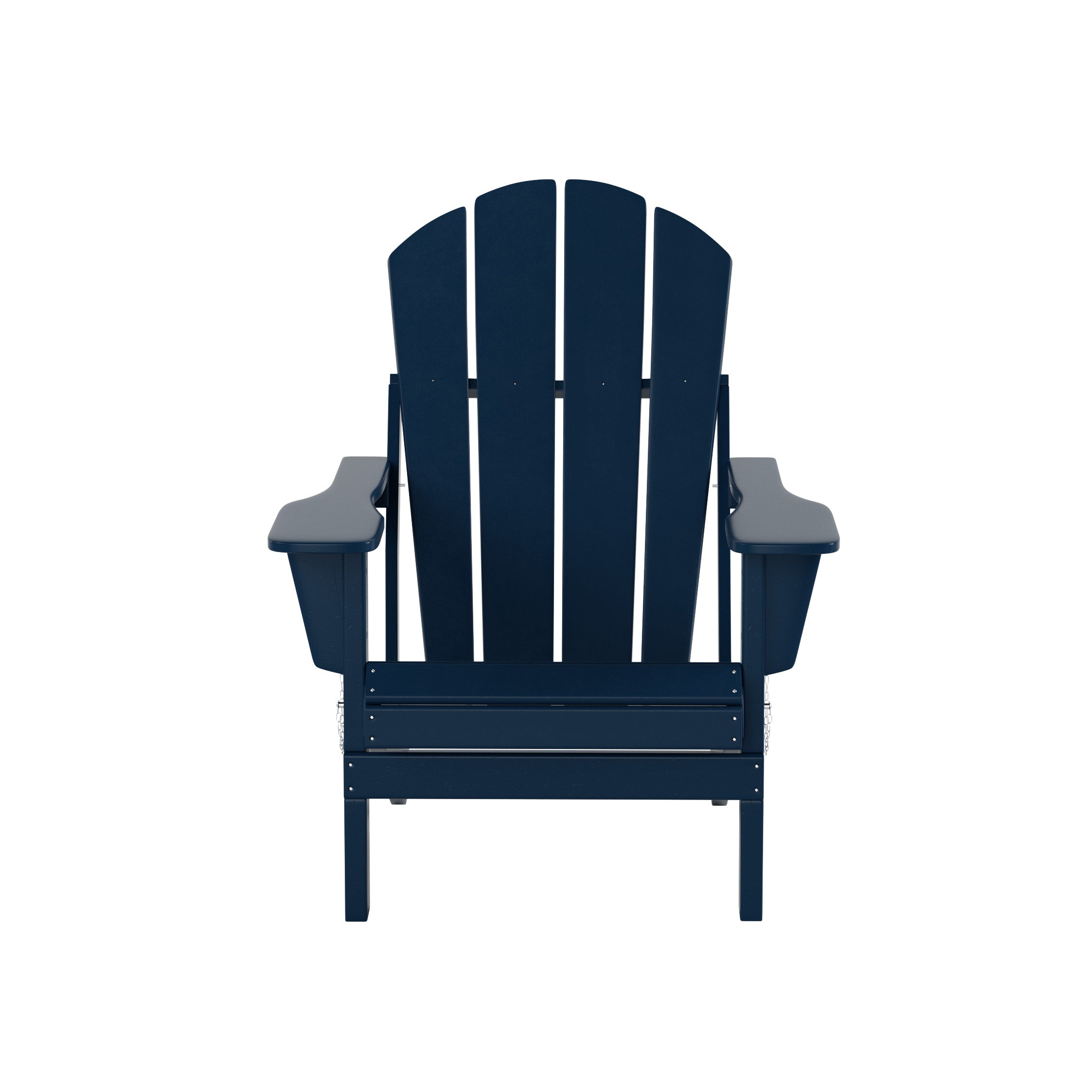  Westin Furniture Outdoor Folding Poly Adirondack Chair - Black - Bonton