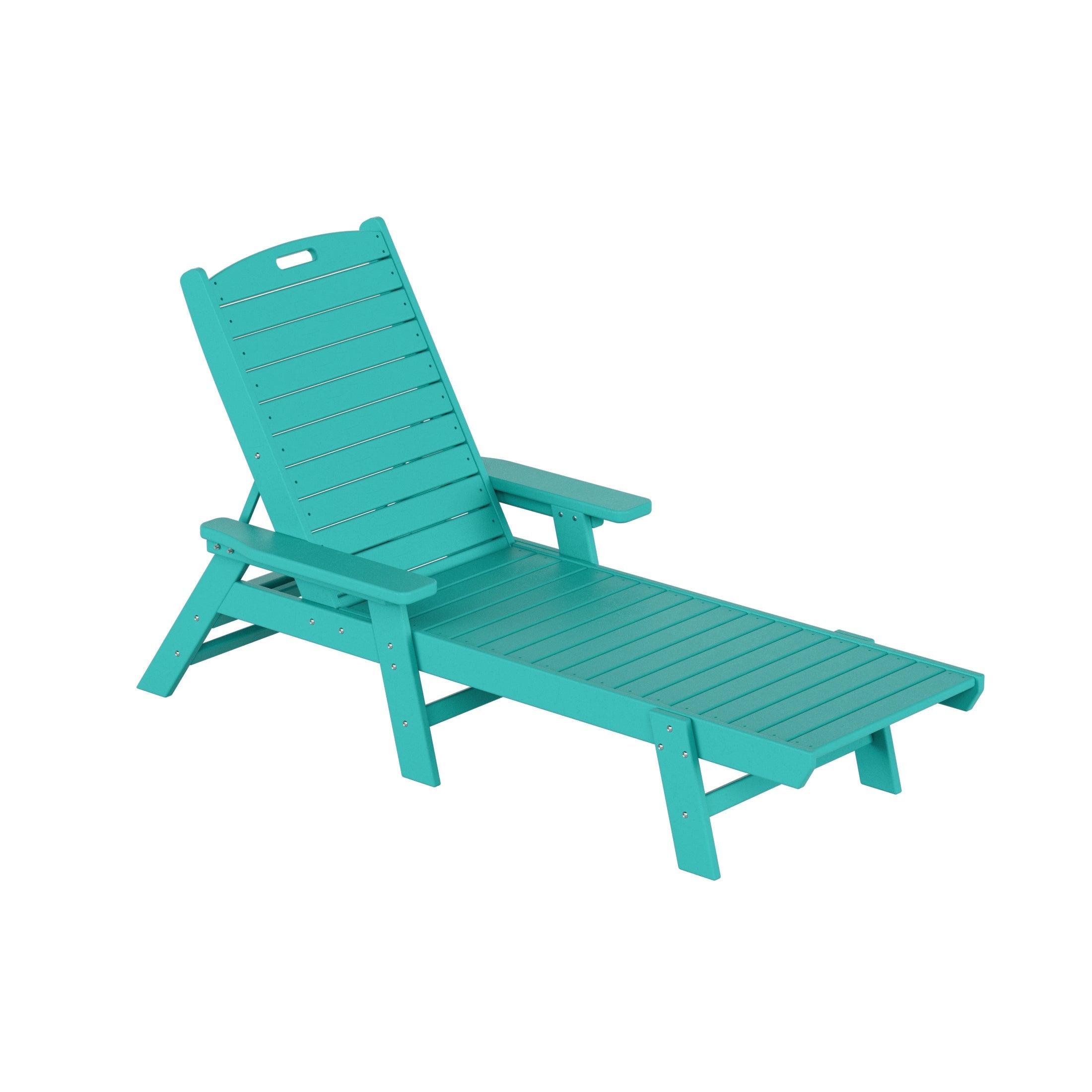  Westin Furniture Reclining Chaise Lounge - Turquoise - Bonton