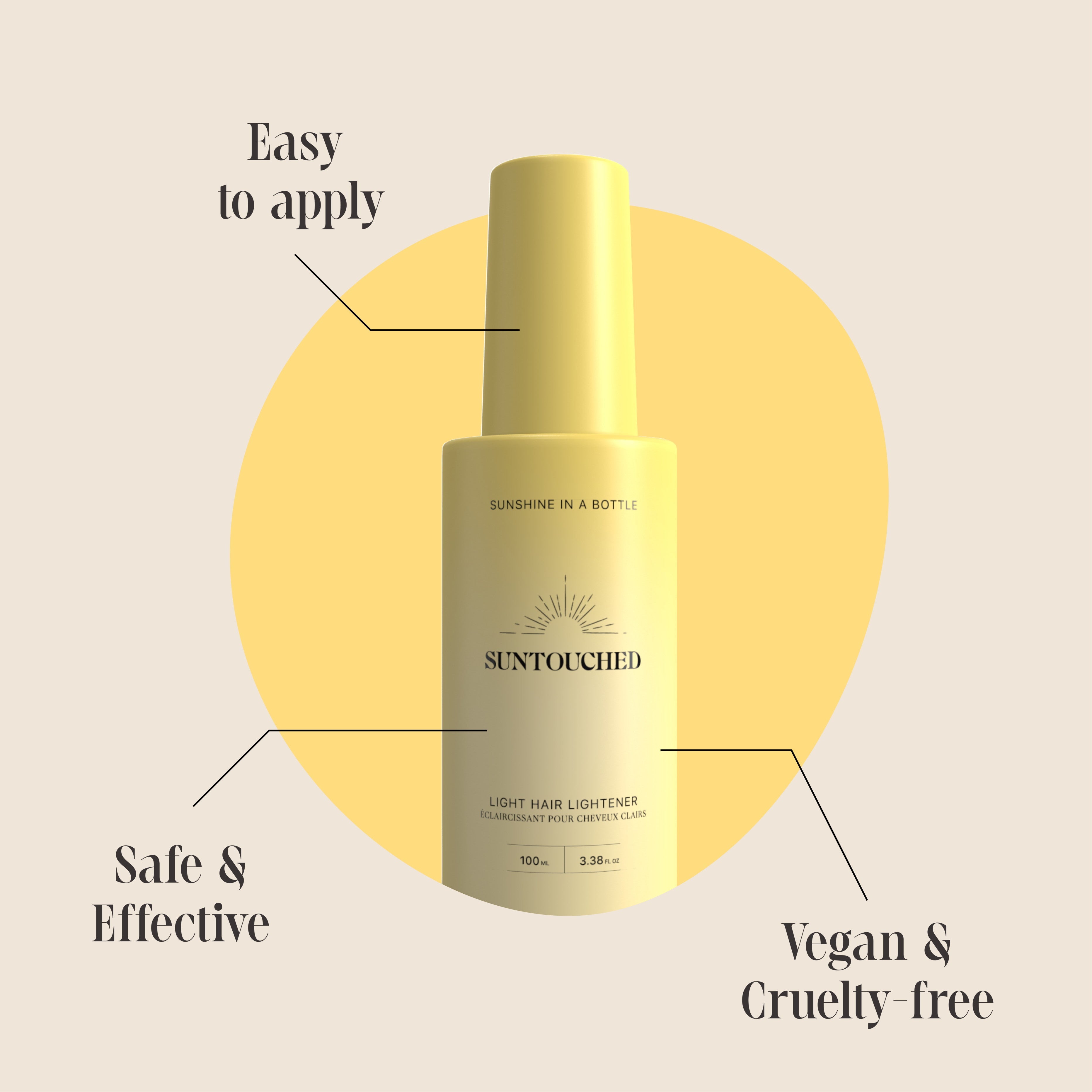  Suntouched Hair Lightener for Light Hair by Suntouched - Default Title - Bonton