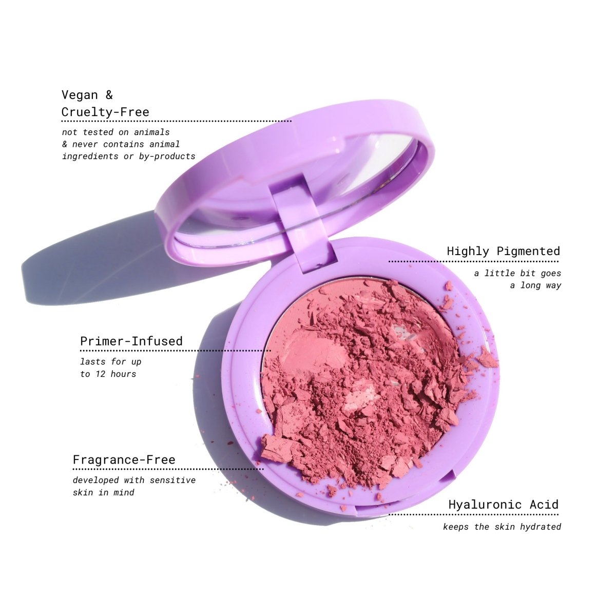  Half Caked In Bloom Pressed Powder Blush by Half Caked - Me & U - Bonton