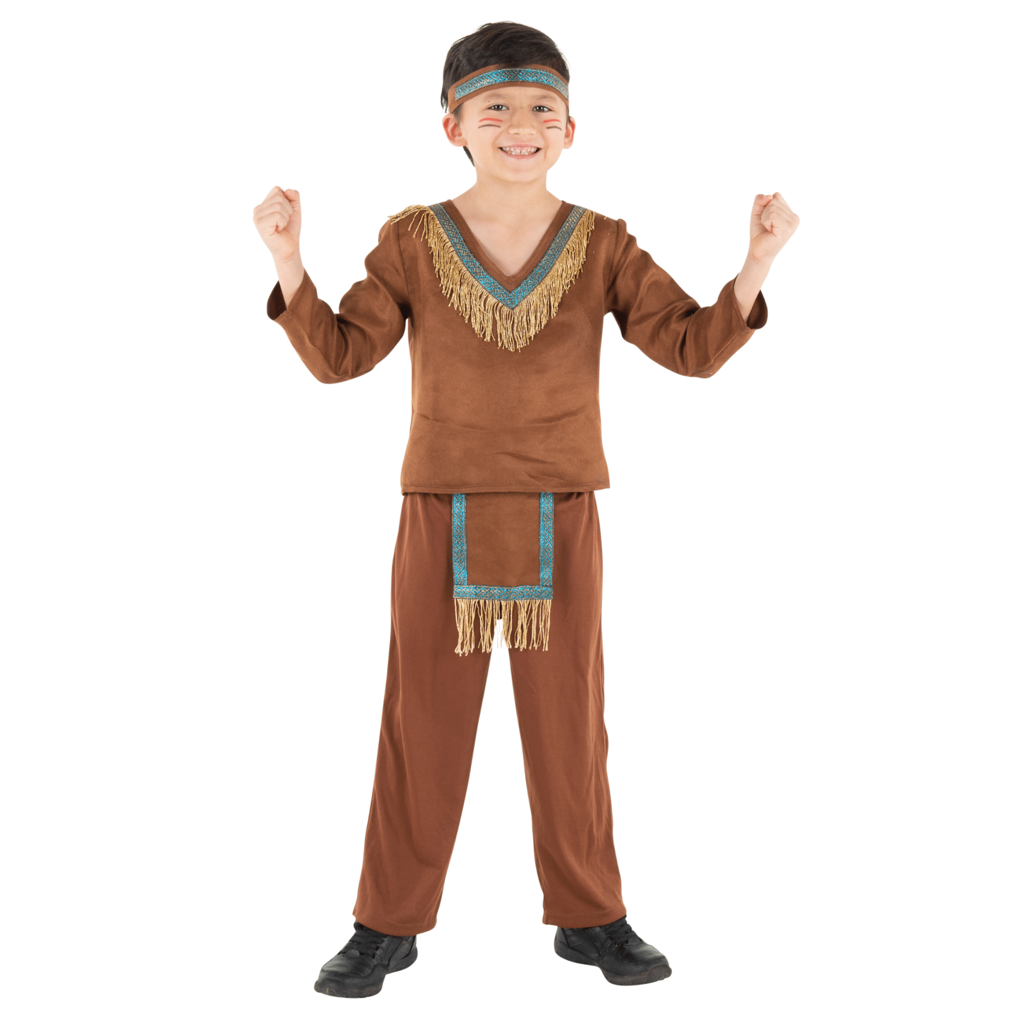  Dress Up America Indian Boy Costume - Kids by Dress Up America - Large(12-14) - Bonton