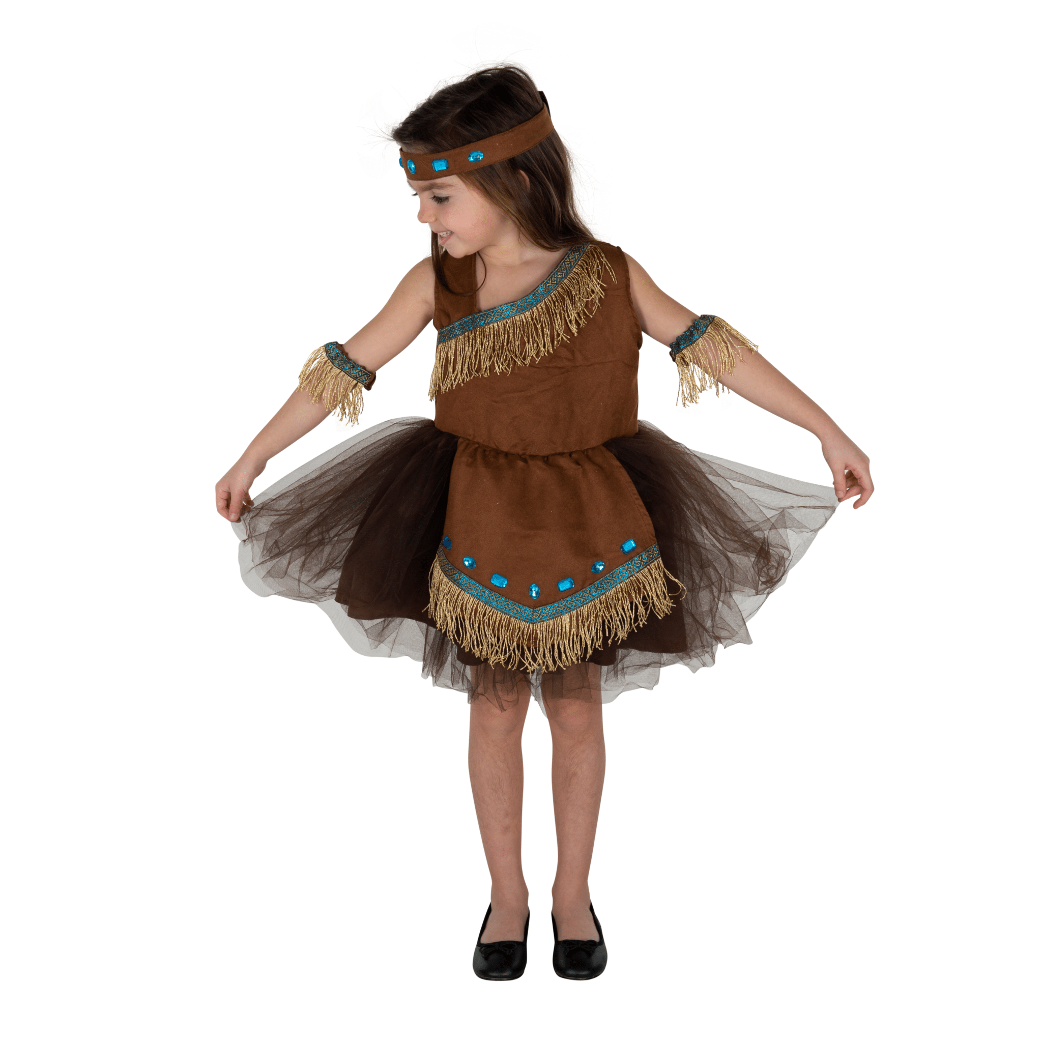  Dress Up America Indian Girl Costume - Kids by Dress Up America - T2 (Toddler 1-2) - Bonton