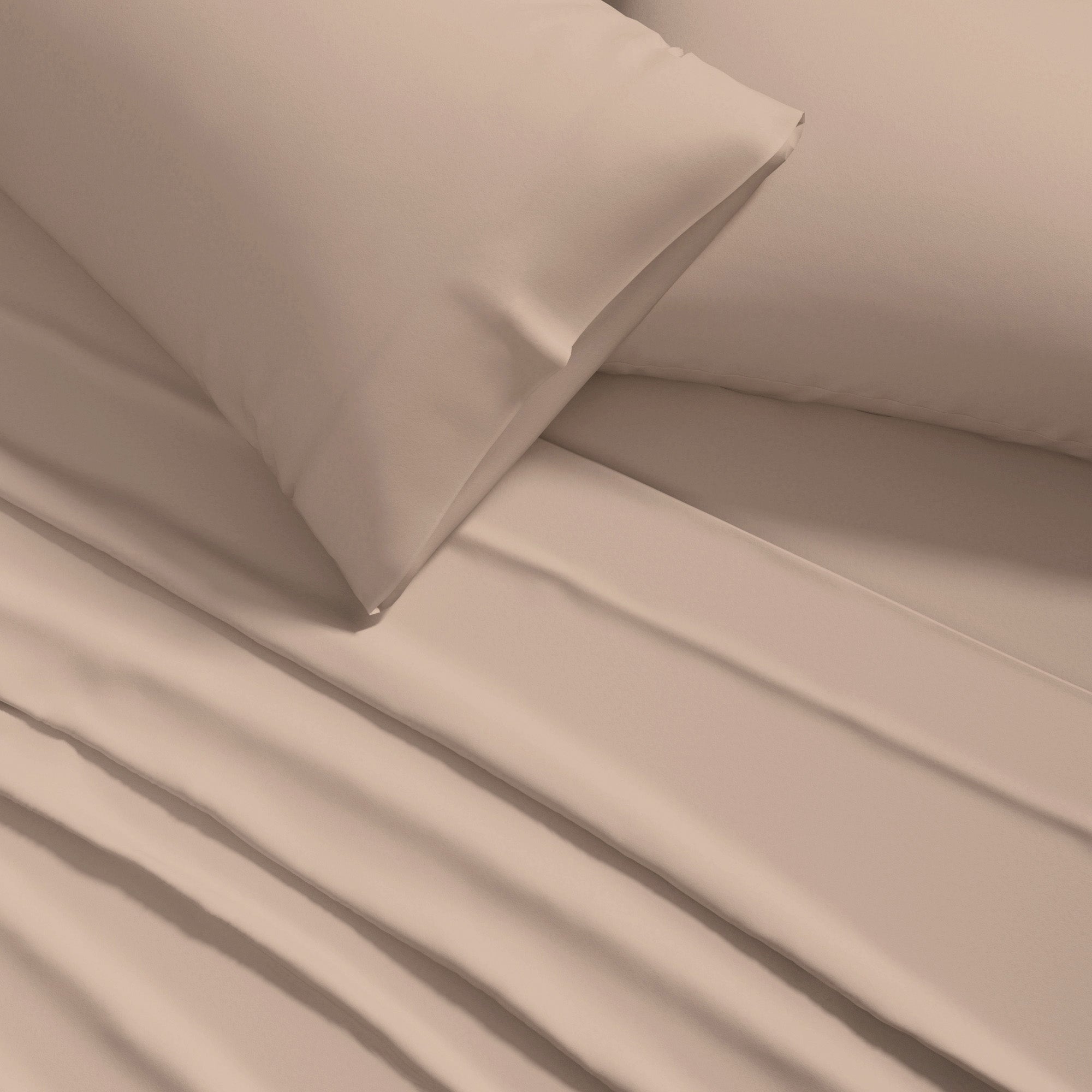  Patina Vie Maison Patina Vie Maison Pre-Washed Microfiber Ultra-Soft Solid Bed Sheet Set - Twin - Bonton