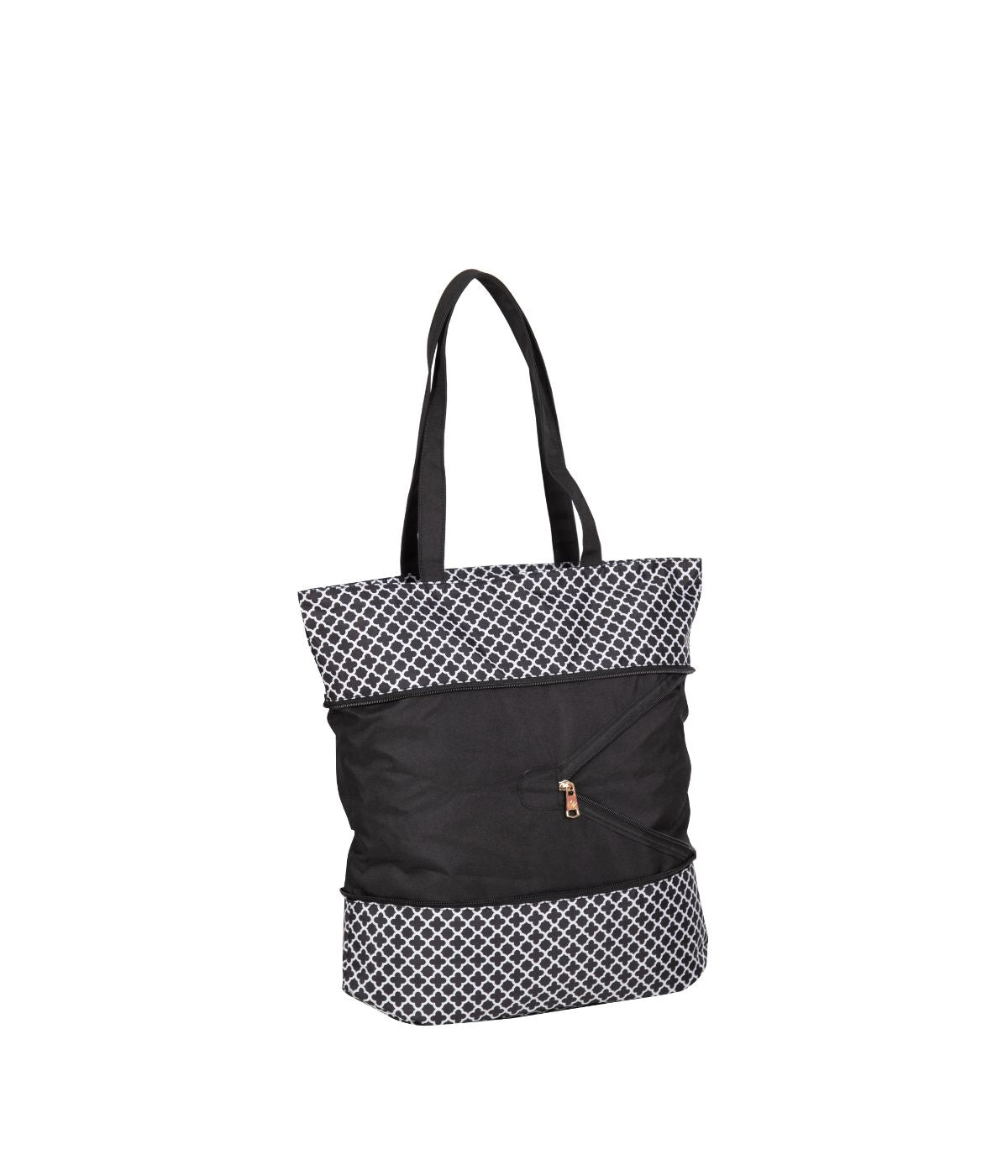  Jenni Chan Broadway Expandable Tote - Black - Bonton