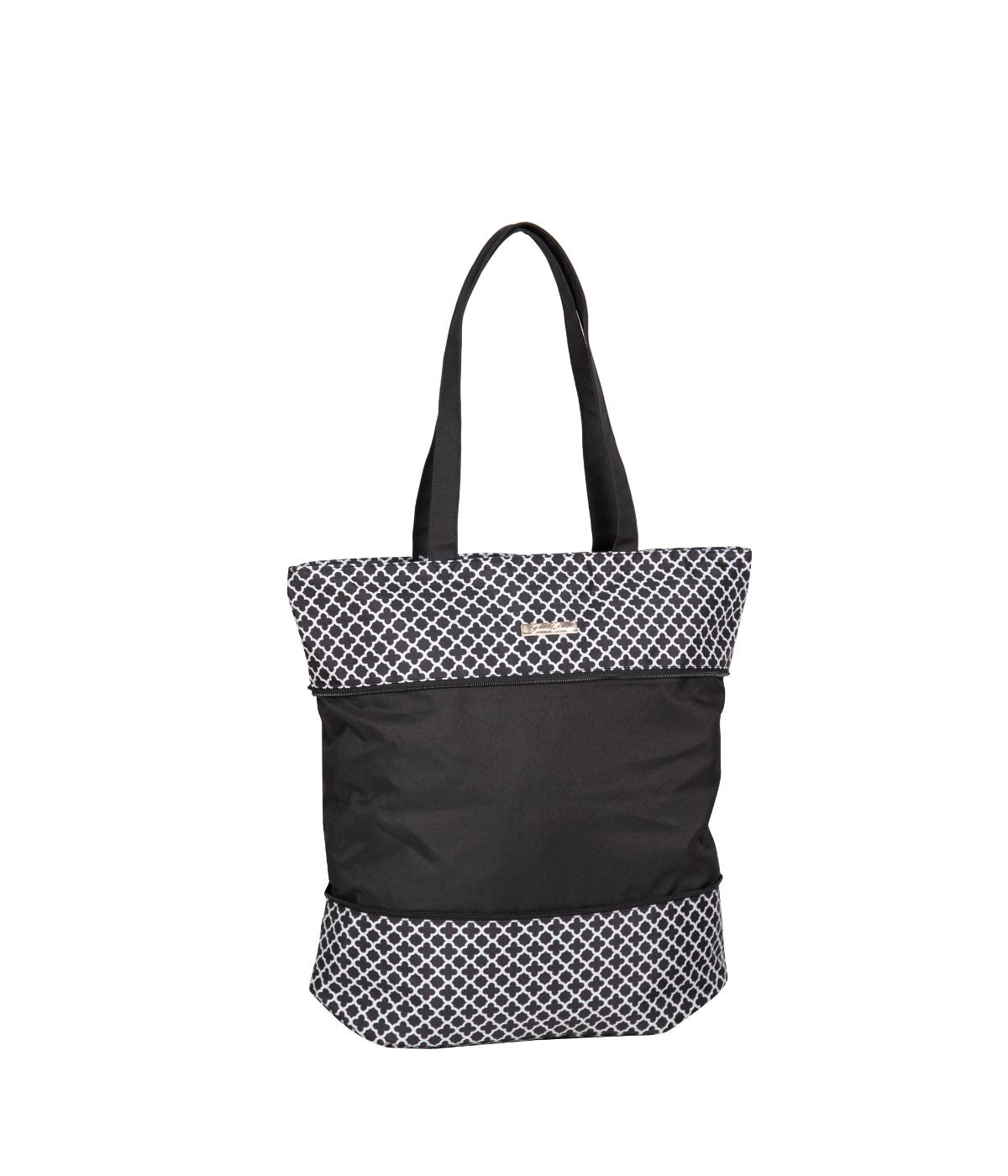  Jenni Chan Broadway Expandable Tote - Black - Bonton