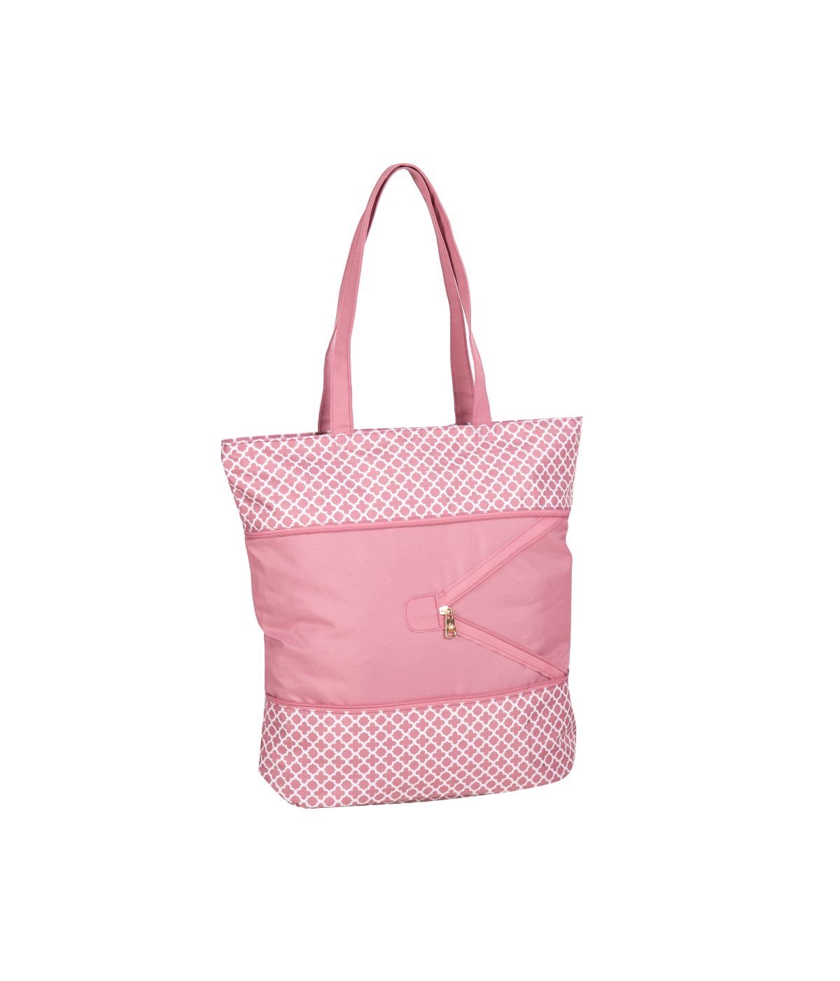  Jenni Chan Broadway Expandable Tote - Rose Quartz - Bonton