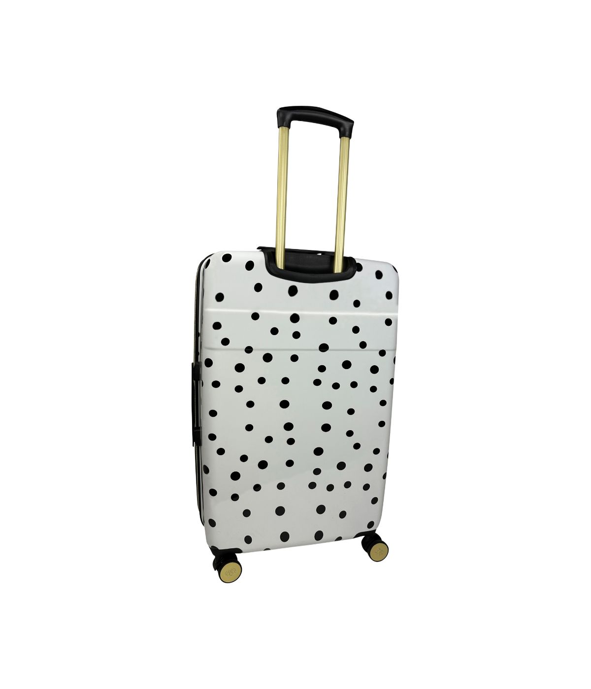  Jenni Chan Polka Dot 3-Piece Hardside Spinner Set - White - Bonton