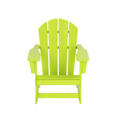 Classic Porch Outdoor Patio Rocking Adirondack Chair