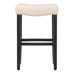 29" Upholstered Backless Bar Stool