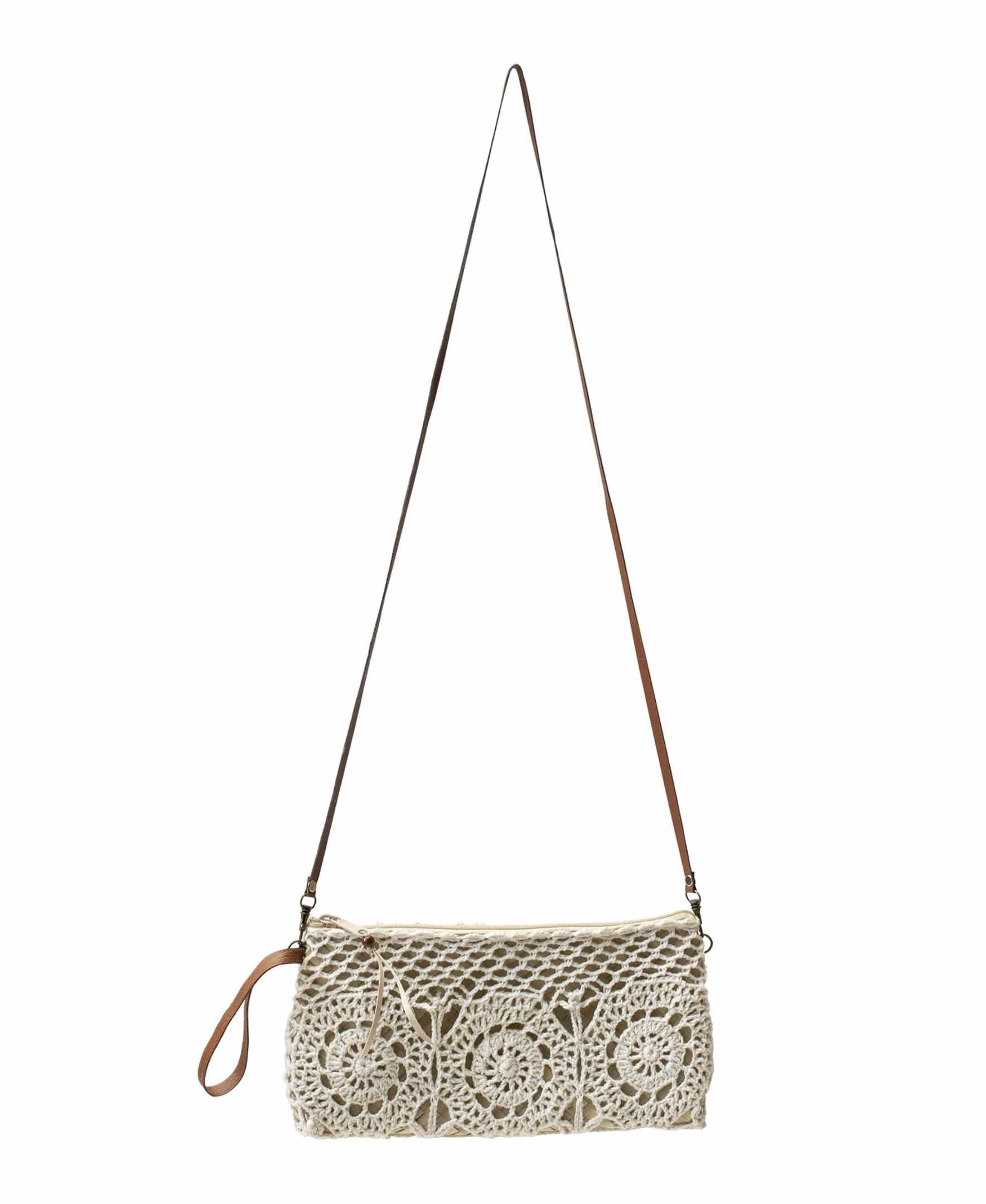  Jelavu Jelavu Cora Crochet Clutch - Orange - Bonton