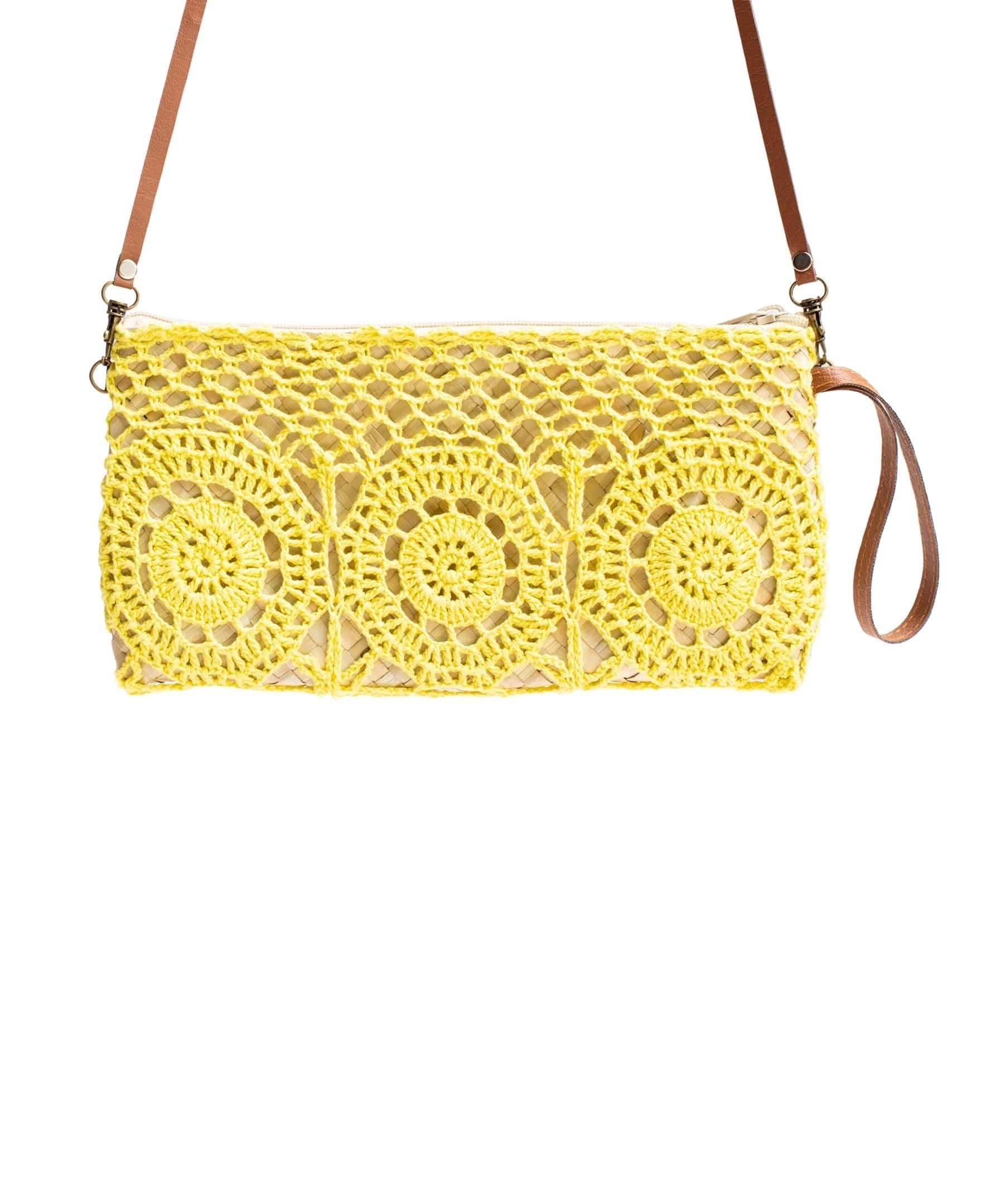  Jelavu Jelavu Cora Crochet Clutch - Orange - Bonton