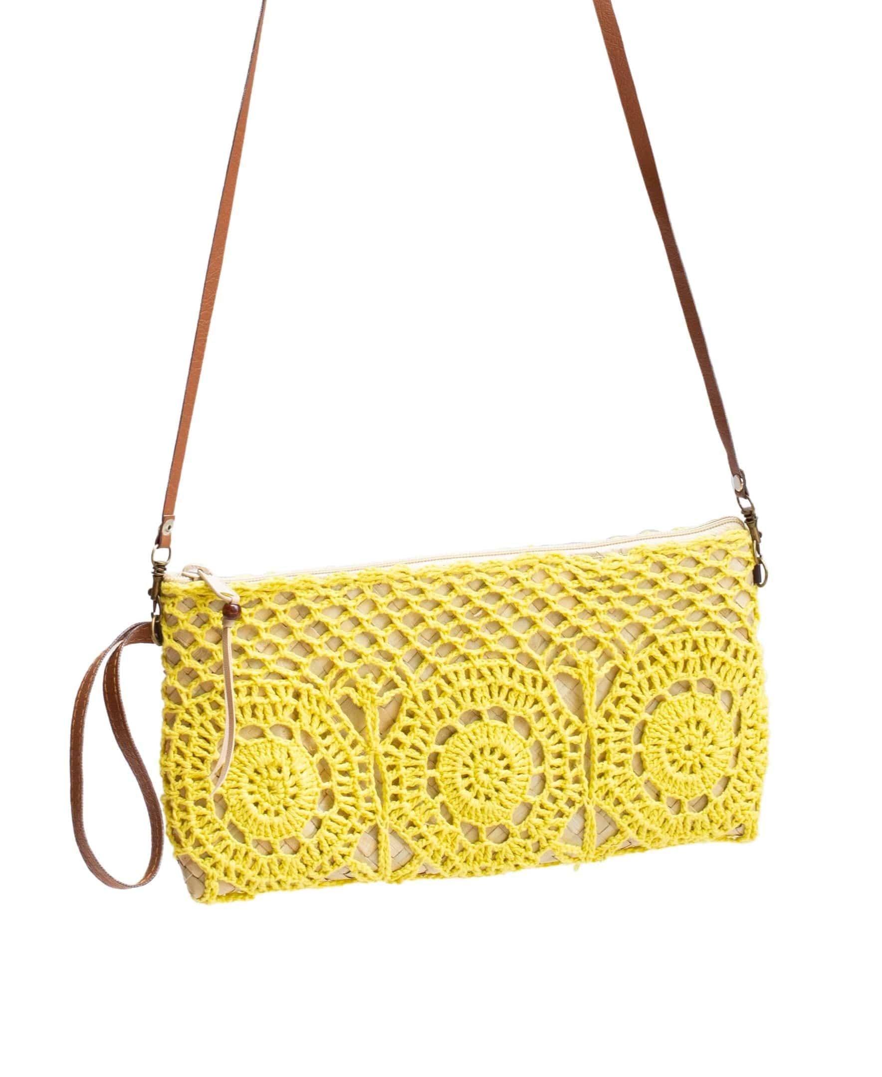  Jelavu Jelavu Cora Crochet Clutch - Orange - Bonton