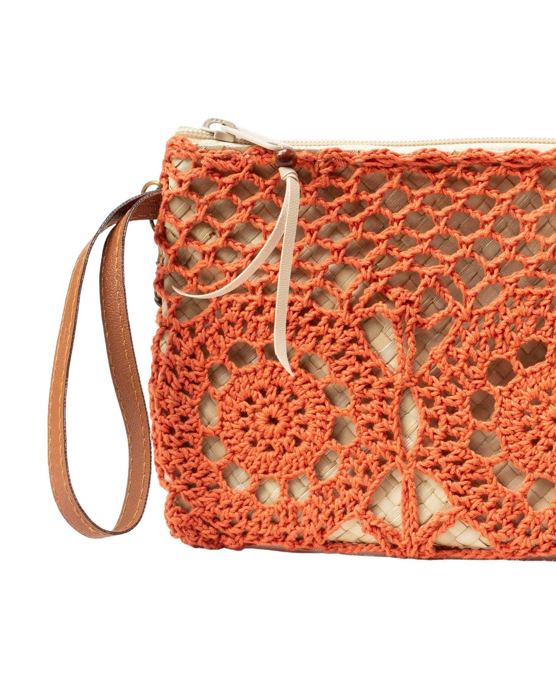  Jelavu Jelavu Cora Crochet Clutch - Orange - Bonton