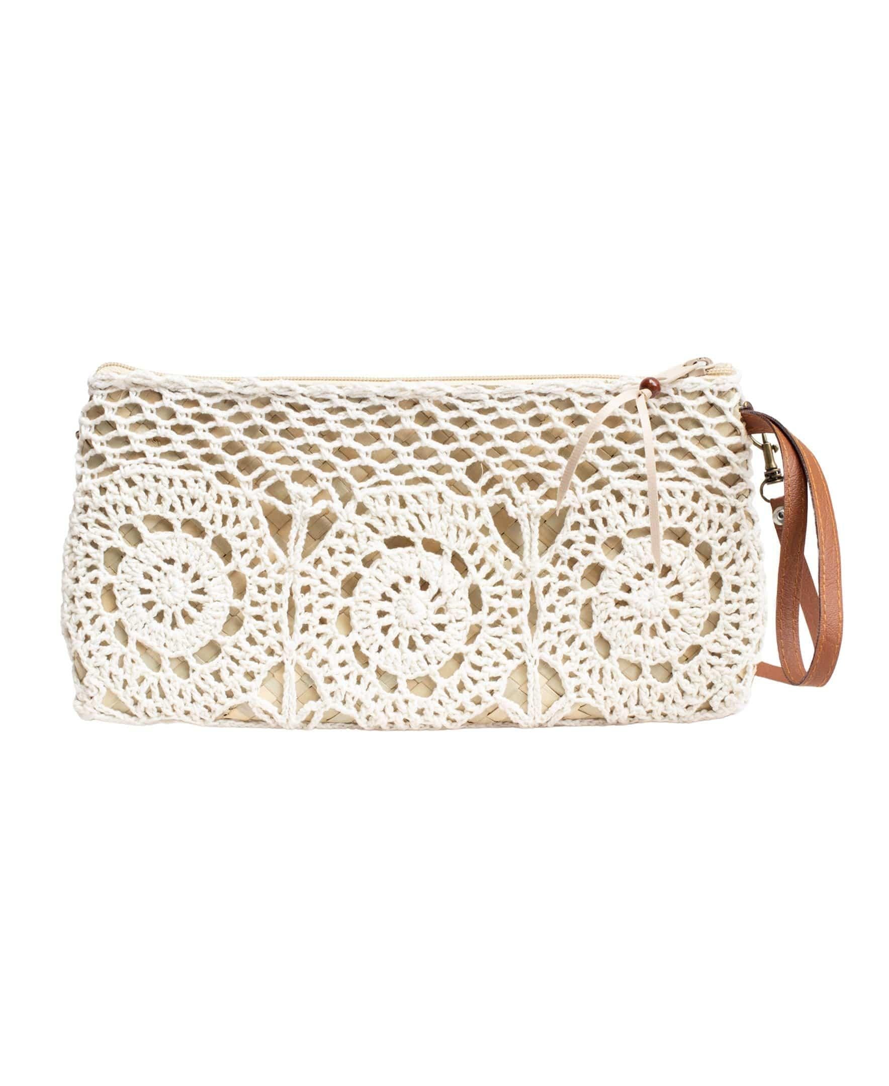  Jelavu Jelavu Cora Crochet Clutch - Orange - Bonton