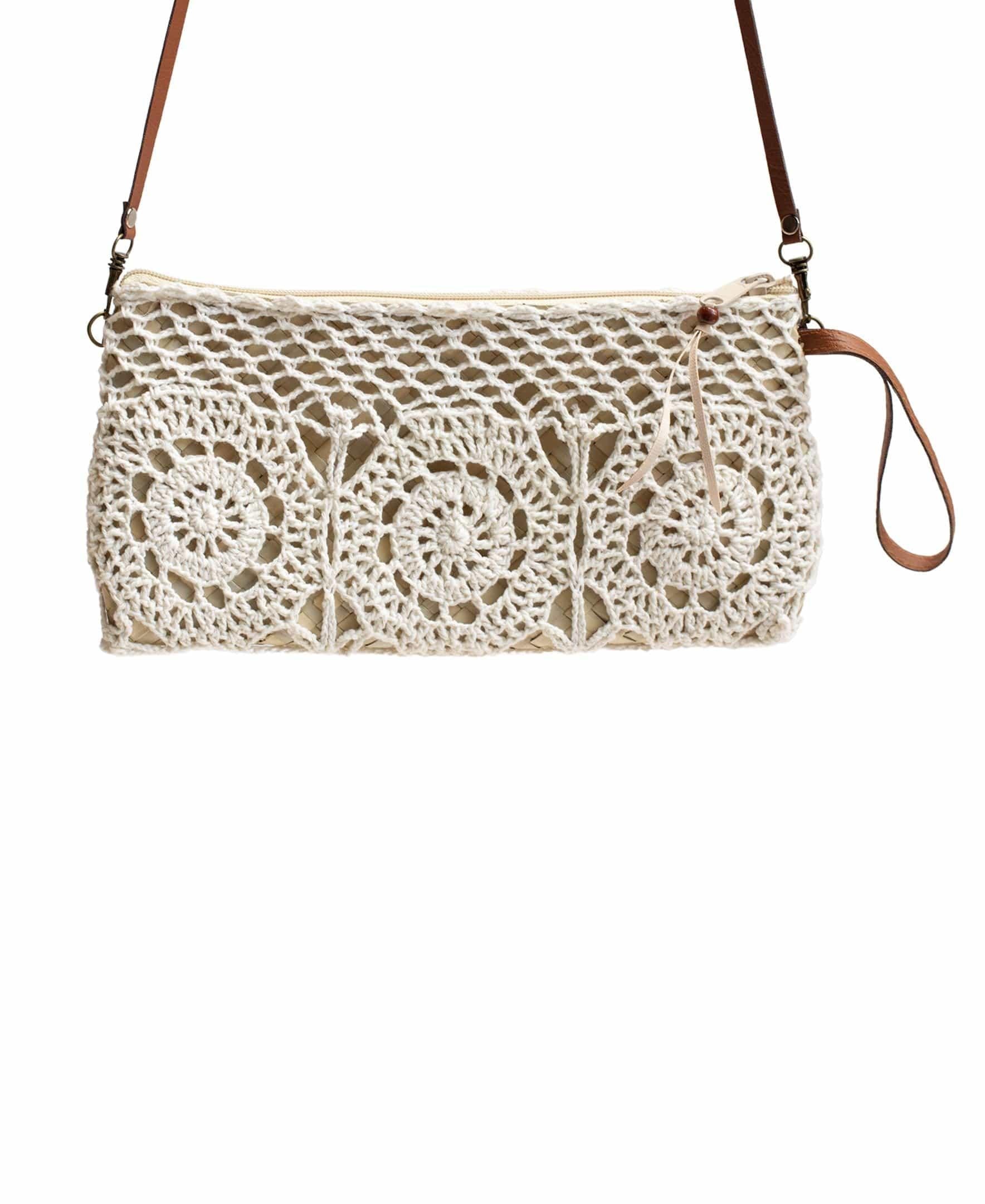  Jelavu Jelavu Cora Crochet Clutch - Orange - Bonton