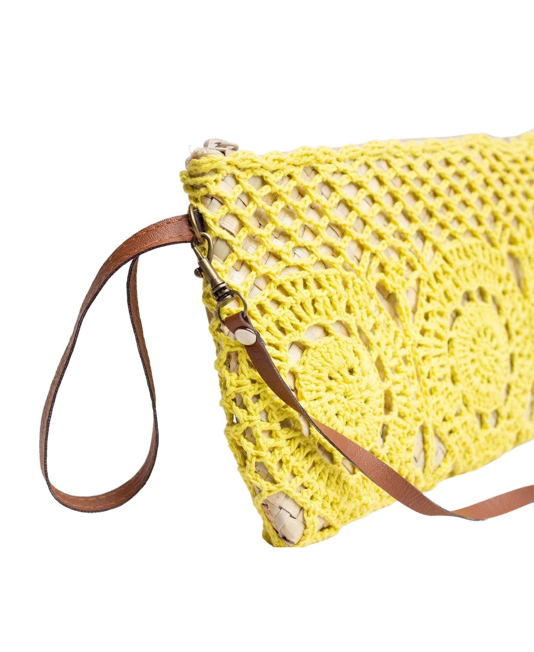  Jelavu Jelavu Cora Crochet Clutch - Orange - Bonton