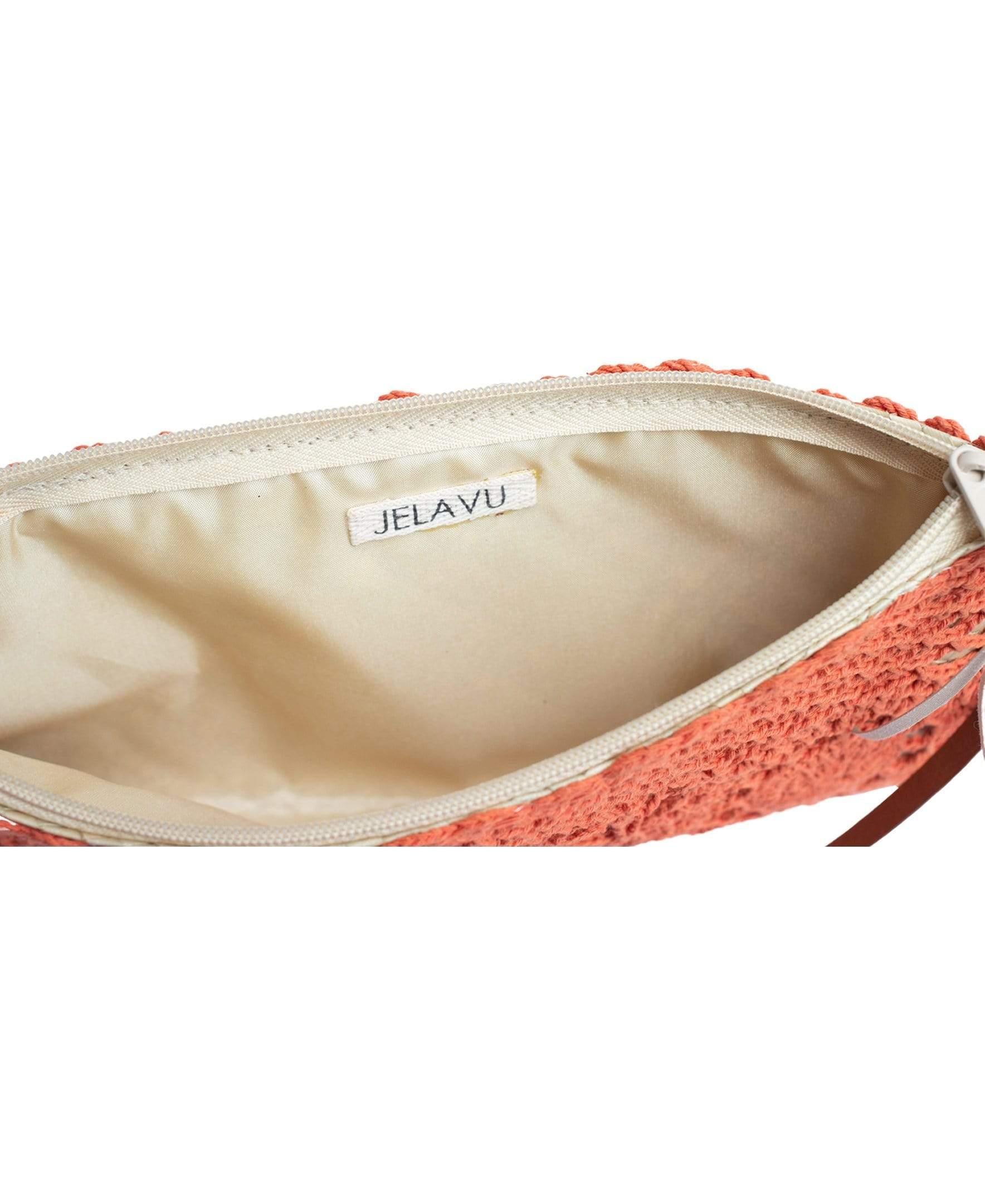  Jelavu Jelavu Cora Crochet Clutch - Orange - Bonton