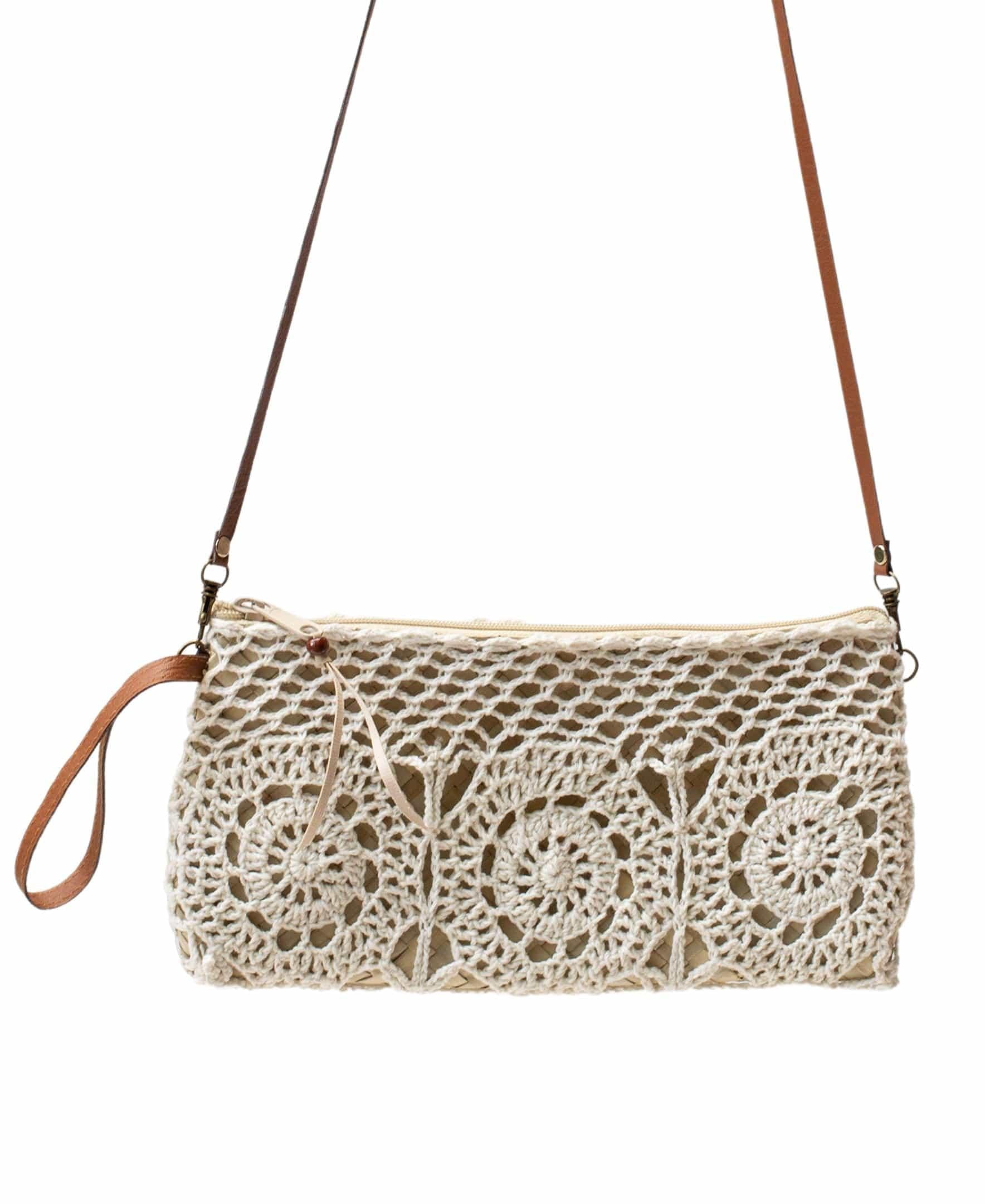  Jelavu Jelavu Cora Crochet Clutch - Orange - Bonton