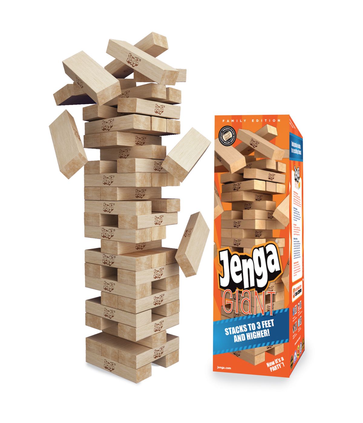  Jenga Giant - Family Edition Multi - Multi - Bonton