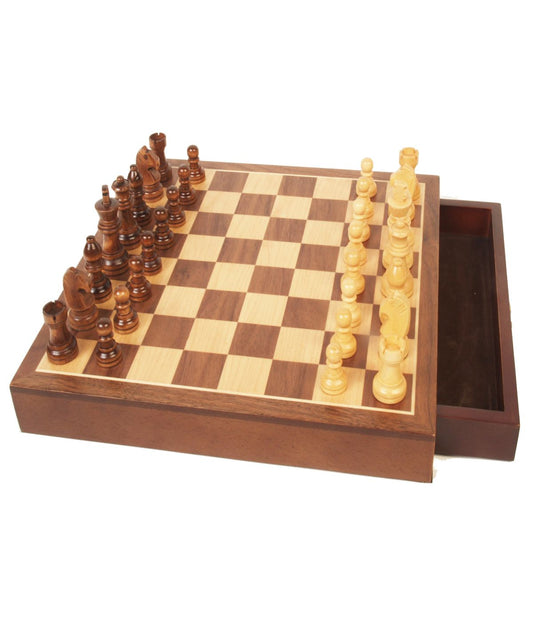 Walnut Wood Chess Set Multi
