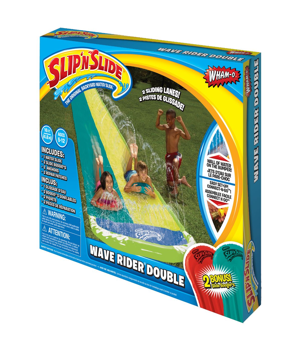  Slip 'N Slide Wave Rider Double Multi - Multi - Bonton