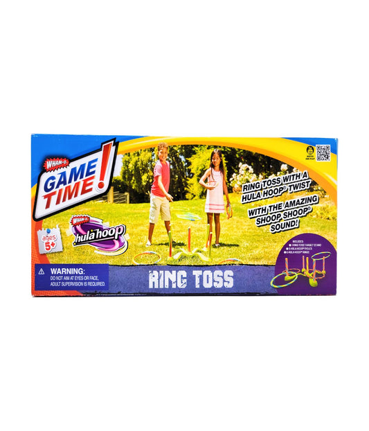 Hula Hoop Ring Toss Set Multi