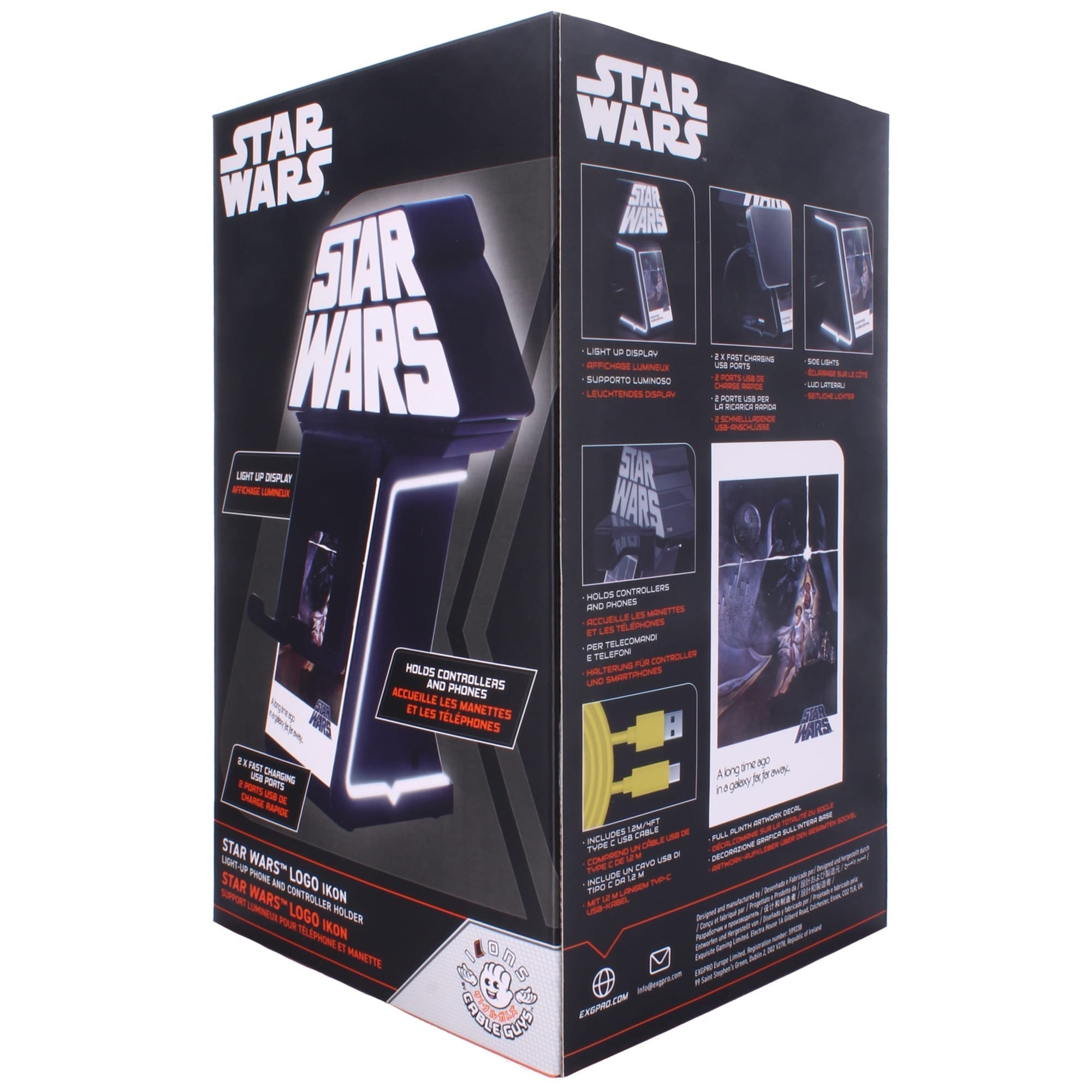 LED IKONS: Star Wars Classic Logo Phone & Controller Holder