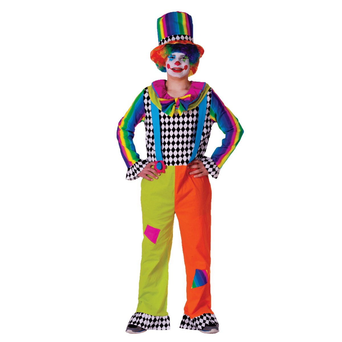  Dress Up America Jolly Clown Costume - Adults by Dress Up America - Small - Bonton