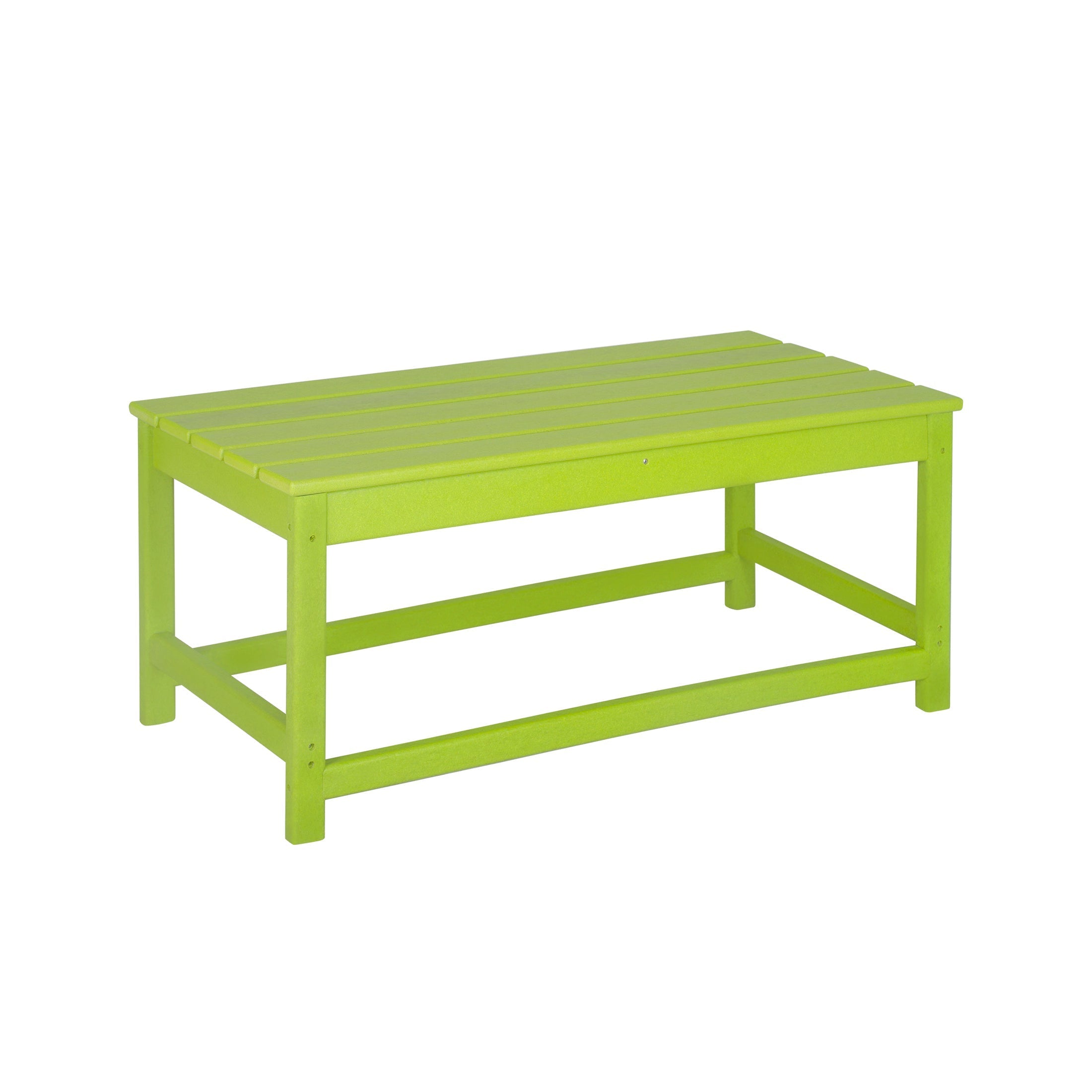  Westin Furniture Outdoor Patio Classic Adirondack Coffee Table - Lime Green - Bonton