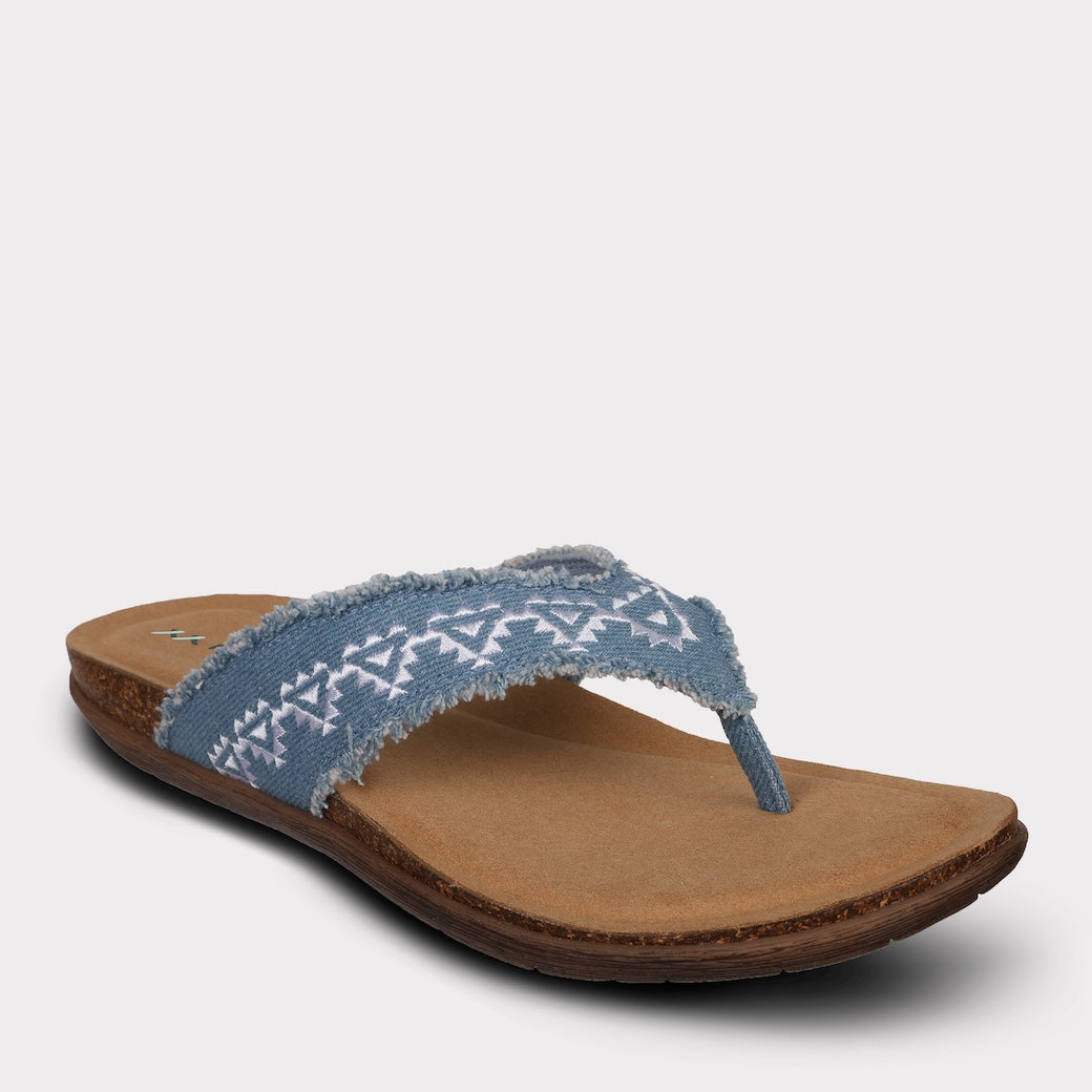  Mykos Jovie Women's Thong Sandal - Black - Bonton