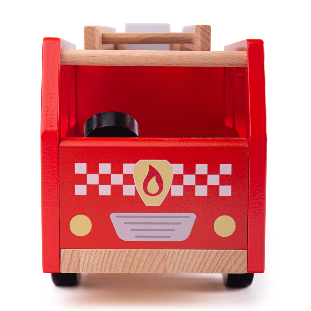  Bigjigs Toys City Fire Engine by Bigjigs Toys US - Default Title - Bonton