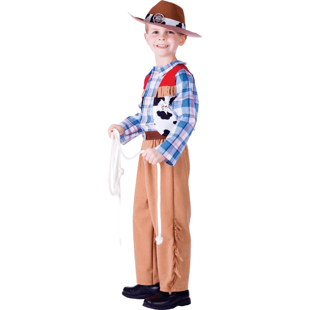  Dress Up America Junior Cowboy Costume - Kids by Dress Up America - Medium (8-10) - Bonton
