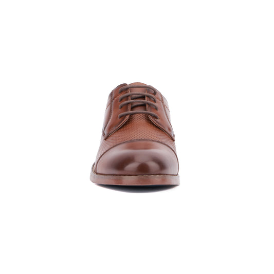 Reserved Footwear New York Men's Brennan Oxford Dress Shoe-BROWN-8-1