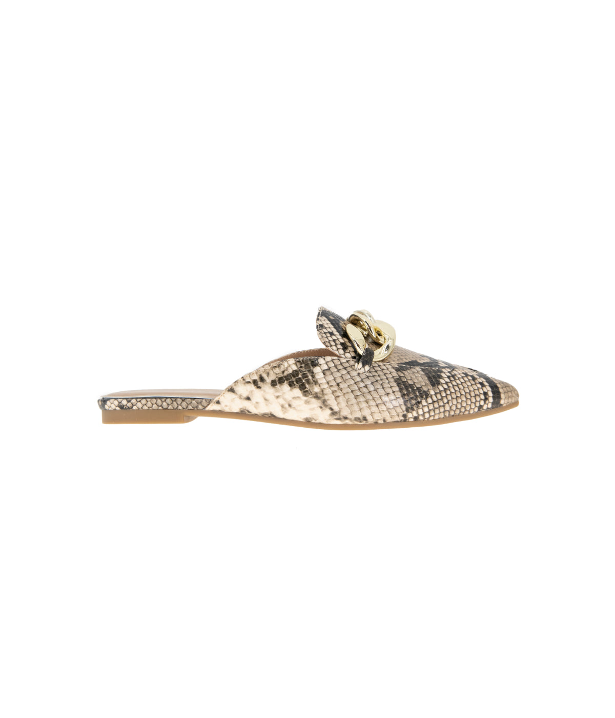  BCBGeneration KAYLIN Women's Mule Shoes - Natural Snake - Bonton