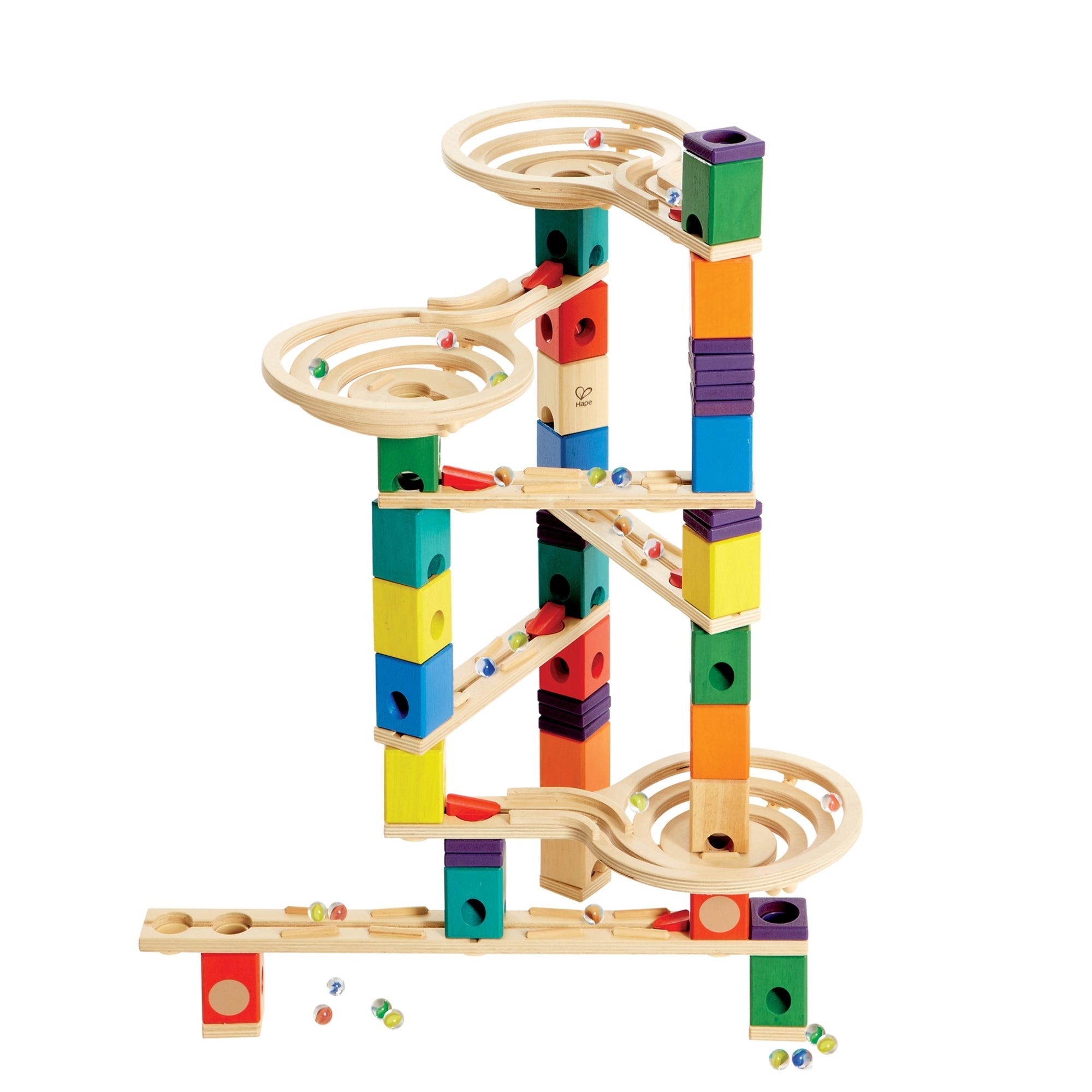 Hape quadrilla wooden marble run construction online