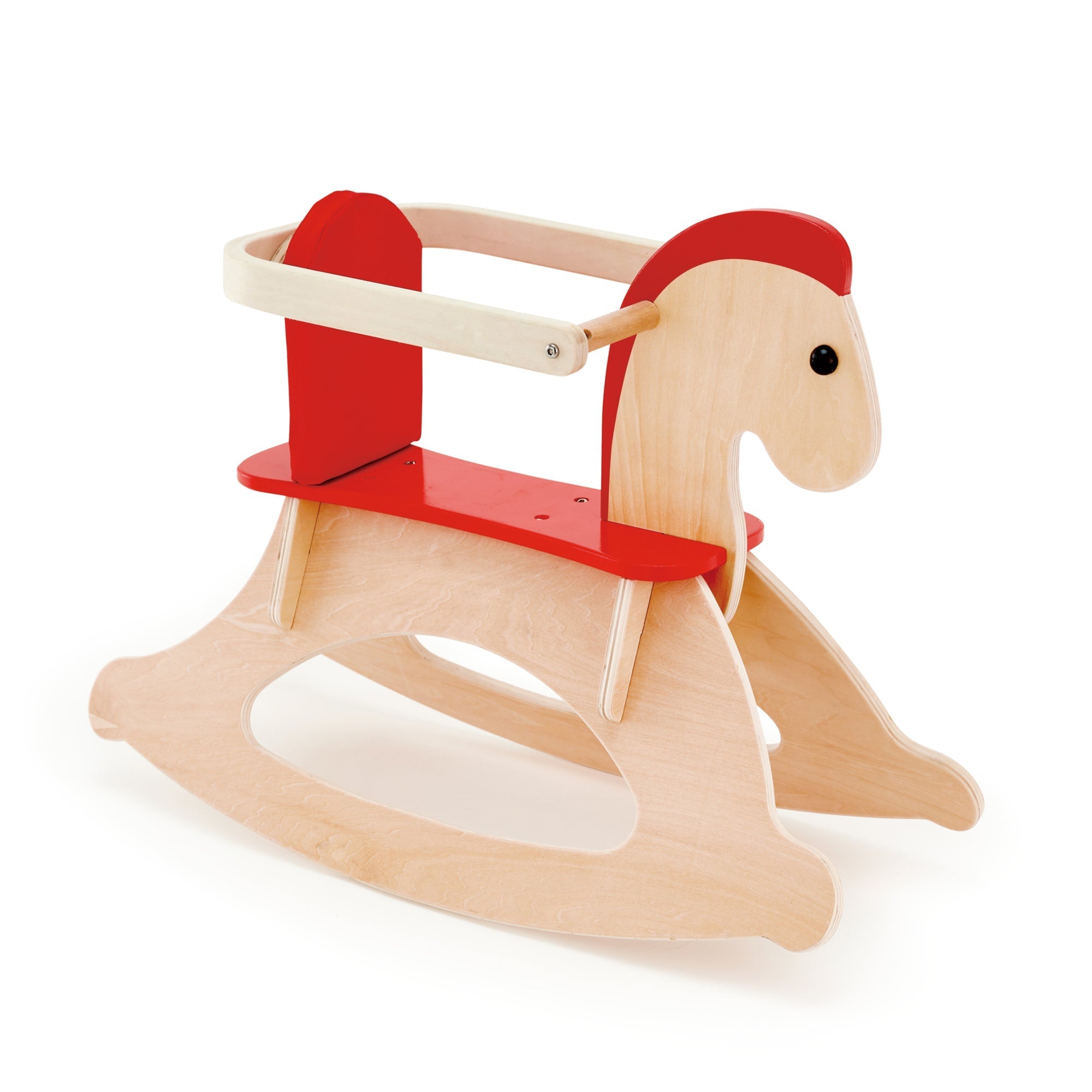  Hape Hape Rock & Ride Wooden Rocking Horse in Beige - Multi - Bonton