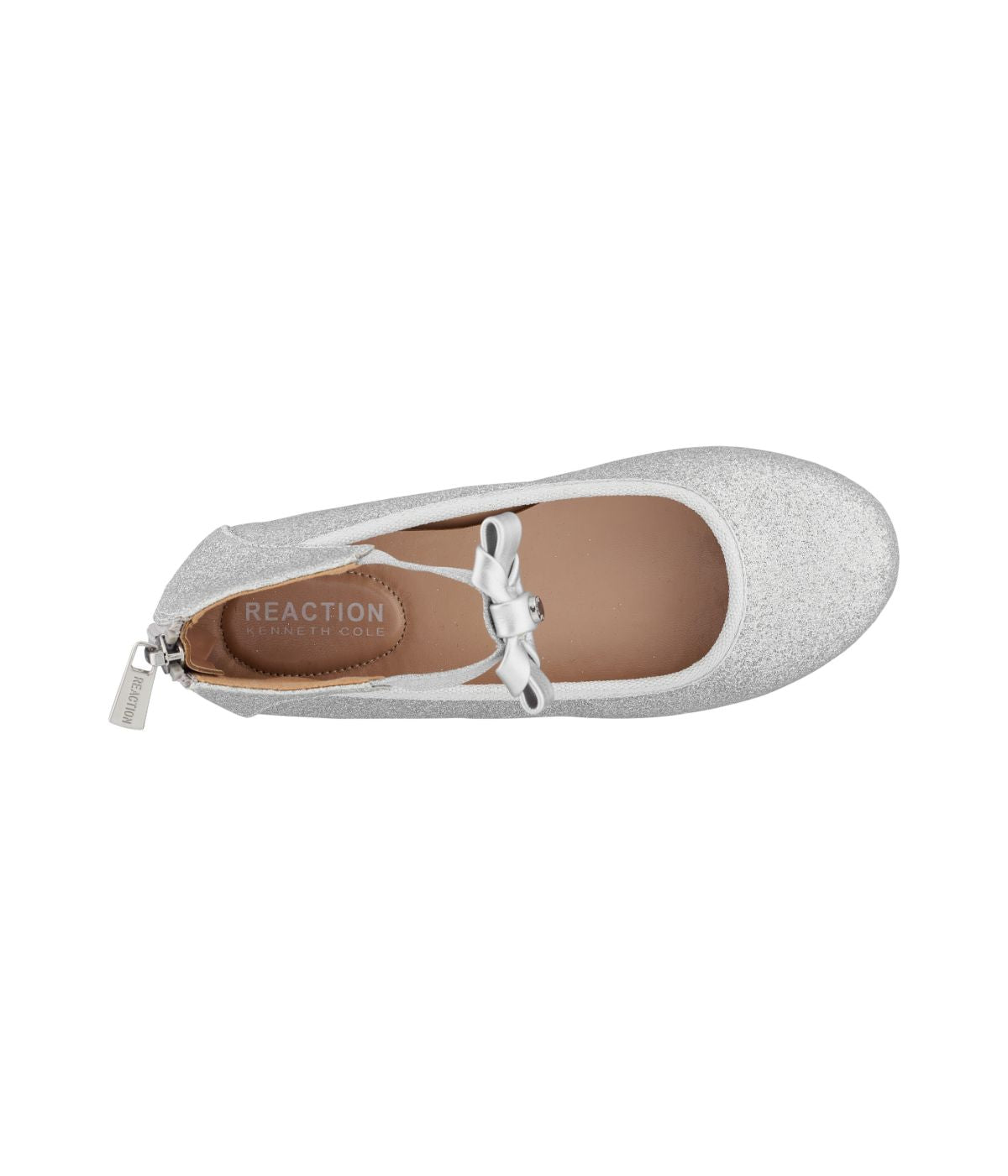 Violet Bowie Ballet Flat Silver