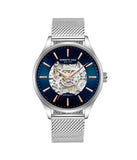 Kenneth Cole New York Automatic Watch Silver & Blue