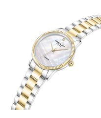 Kenneth Cole New York Diamond Dial Watch Silver & Gold